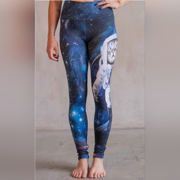Eagle Rock Werkshop Catstronaut (Space Cat) - Athleisure Leggings, Size M - Picture 6 of 12